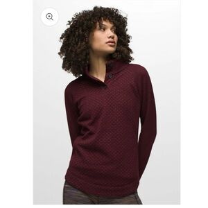 prAna - Women's Frozen Falls Sweater Mulberry